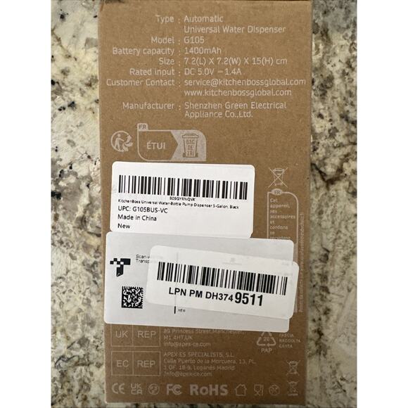 Universal Water-Bottle Pump Dispenser 5-Gallon: Foldable Automatic FAST SHIPPING - Picture 11 of 12